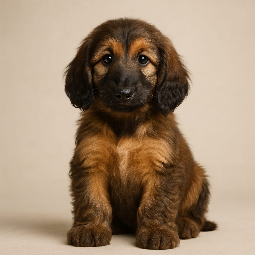 Afghan Hound (yavru hali)