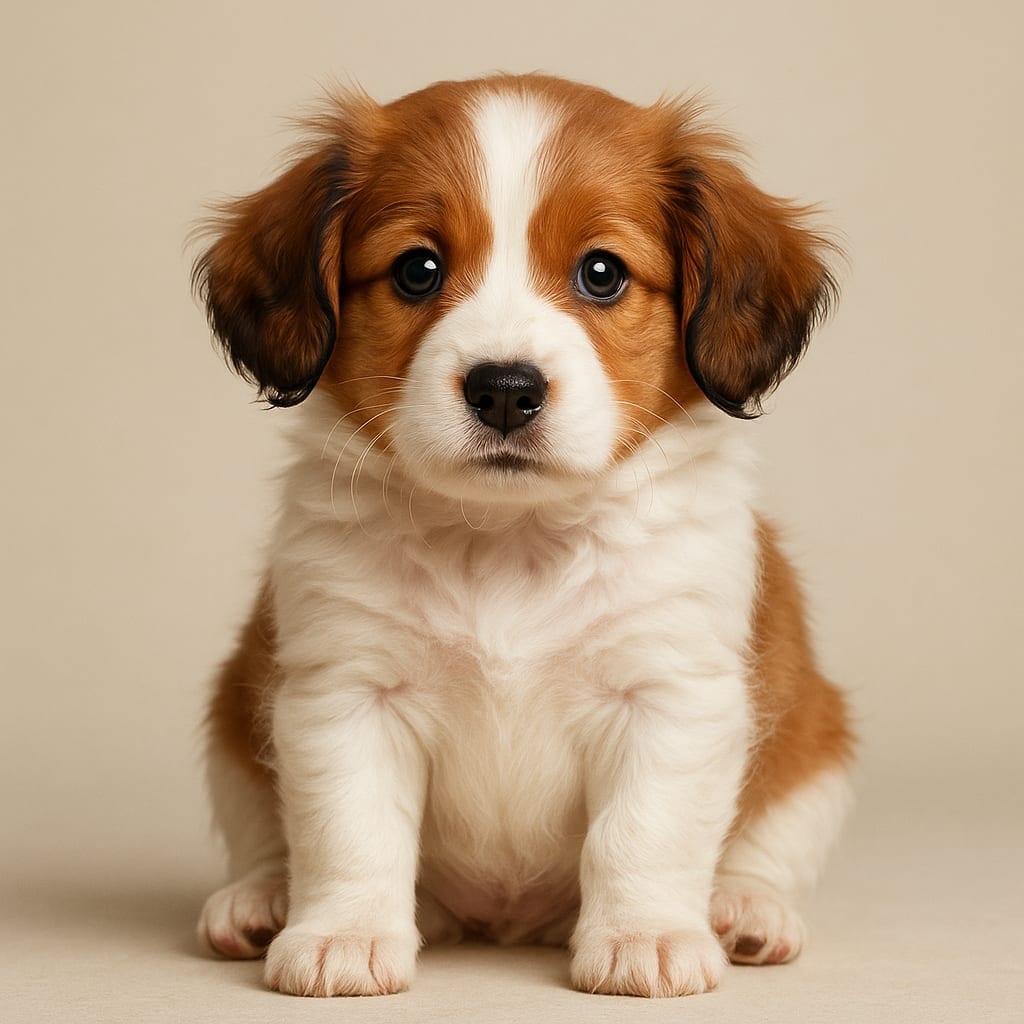 Nederlandse Kooikerhondje (yavru hali)